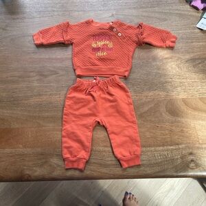 Catherine Malandrino Orange Baby Top